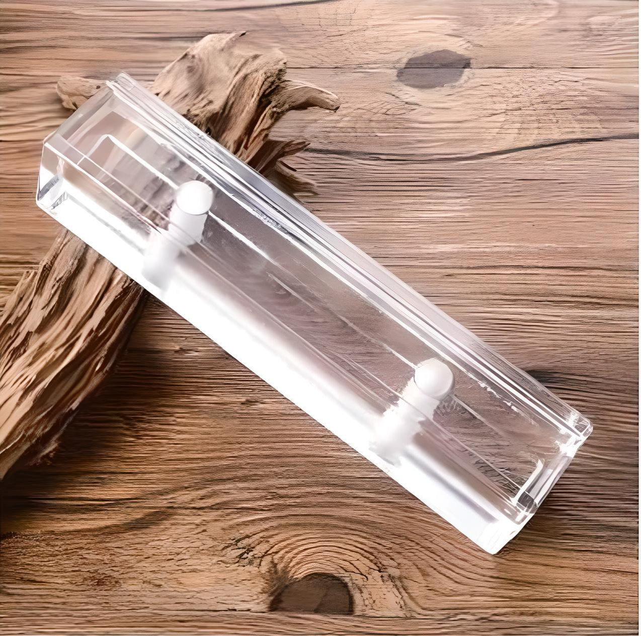Glass Brick - Acid Wash, perforated strip